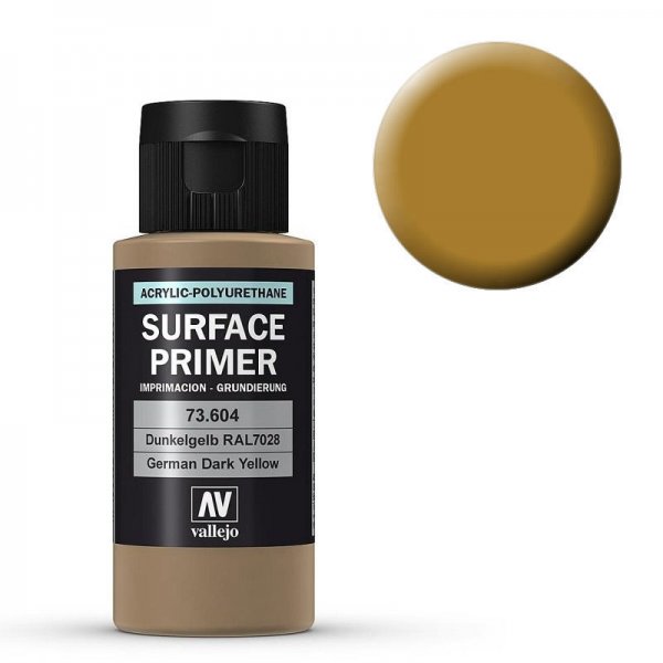 Bild von Grundierung 604 Dunkelgelb (Primer Dark Yellow) RAL 7028 200ml