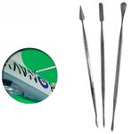 Bild von Vallejo Stainless Steel Carvers Set (3) T02002 Modellierwerkzeug Spatel