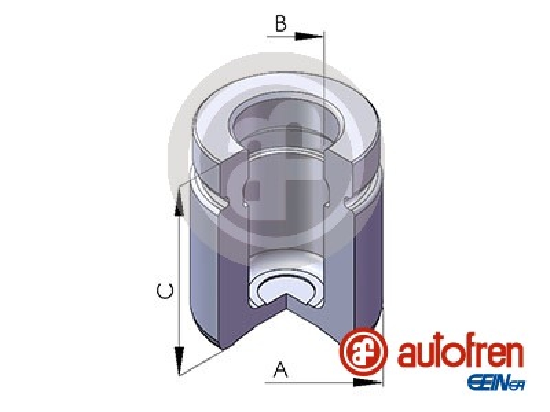 Bild von AUTOFREN SEINSA D025551 Kolben, Bremssattel 42 Vorderachse ATE