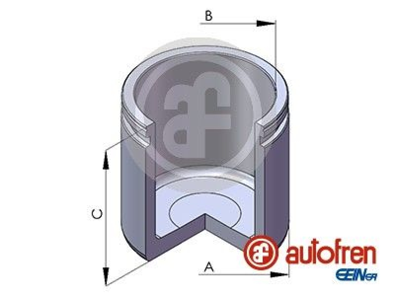 Bild von AUTOFREN SEINSA D025502 Kolben, Bremssattel 48 Vorderachse BREMBO