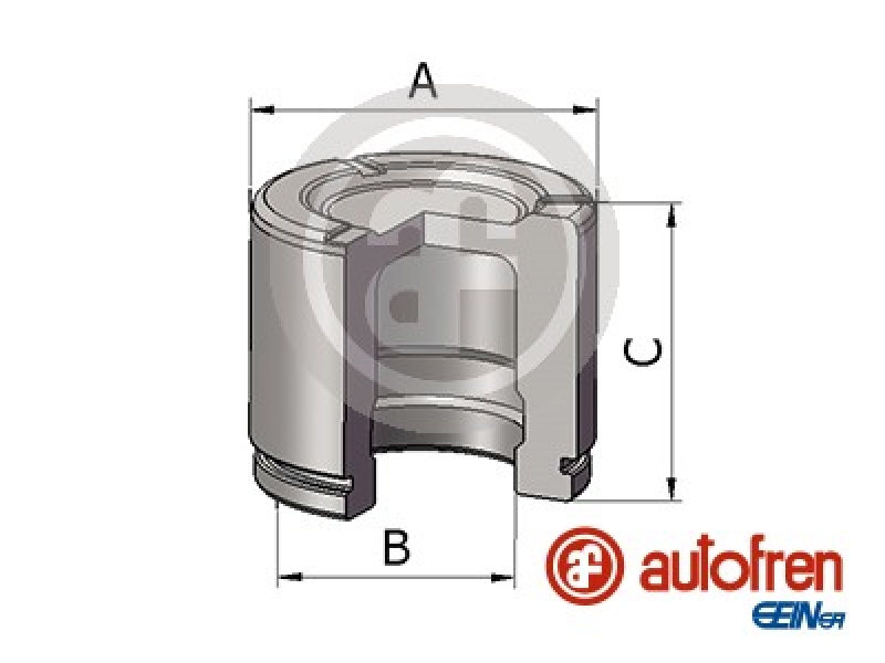 Bild von AUTOFREN SEINSA D025785 Kolben, Bremssattel 66 Vorderachse ATE