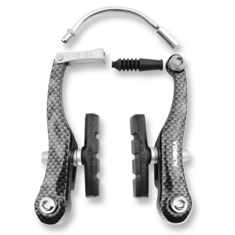 Bild von Brake-Satz Aluminium - Carbonfaser-Look Alhonga V