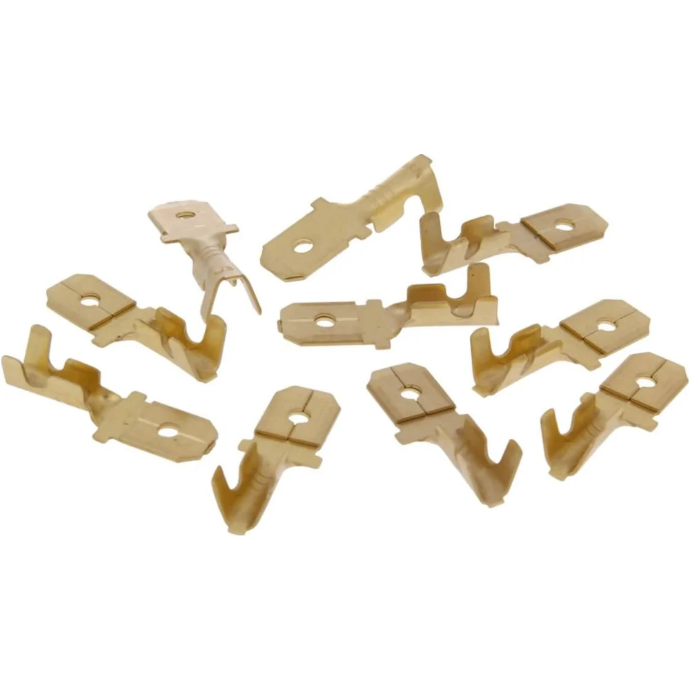 Bild von V-parts vc31041 kabelverbinder / kabelschuh flach breit männlich 10er pack