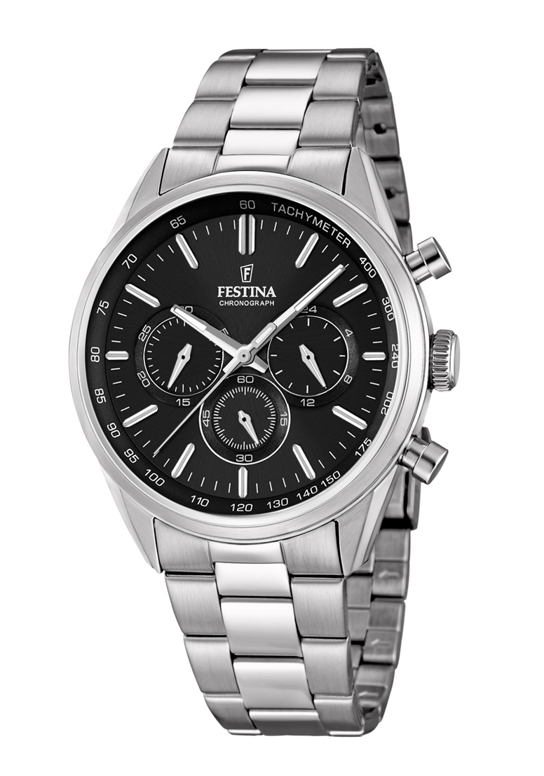 Bild von Festina Herren Chronograph Quarz Uhr mit Edelstahl Armband F16820/4