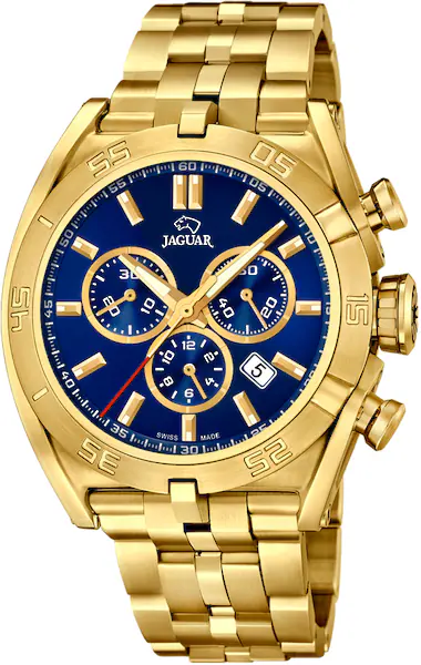 Bild von Jaguar Chronograph »Executive, J853/3«, Armbanduhr, Quarzuhr, Herrenuhr, Saphirglas, Stoppfunktion, Swiss Made