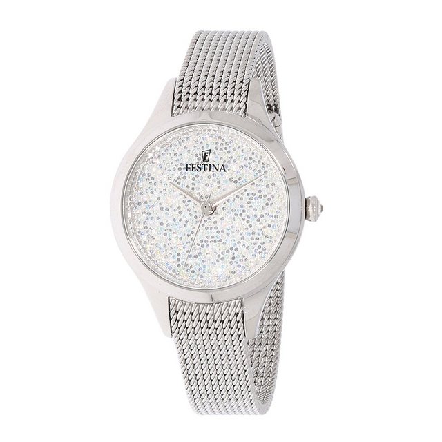 Bild von Festina, Armbanduhr, Damenuhr "Mademoiselle F20336/R", Silber, (Analoguhr, 32 mm)