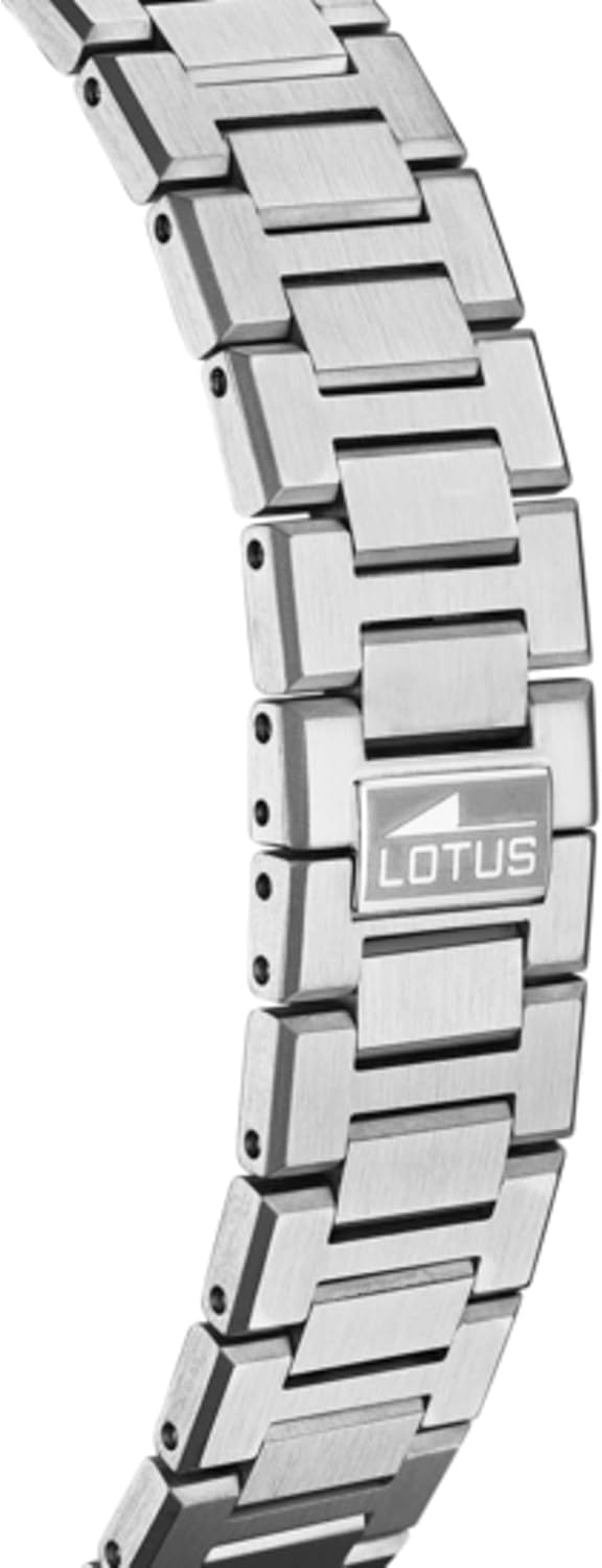 Bild von Lotus Chronograph Lotus Herrenuhr Edelstahl silber Lotus, (Chronograph), Herren Armbanduhr rund, groß (ca. 40,5mm), Edelstahl