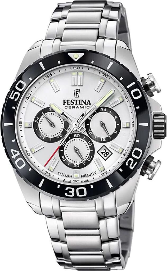 Bild von Festina Chronograph, Armbanduhr, Quarzuhr, Herrenuhr, Stoppfunktion, Swiss Made