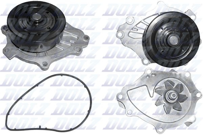 Bild von DOLZ T231 Wasserpumpe Kühlmittelpumpe, Kühlwasserpumpe TOYOTA: RAV4 III Off-Road, Auris Hatchback
