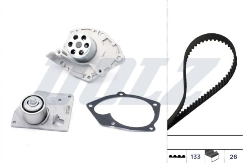 Bild von DOLZ Wasserpumpe + Zahnriemensatz  für RENAULT NISSAN KD027