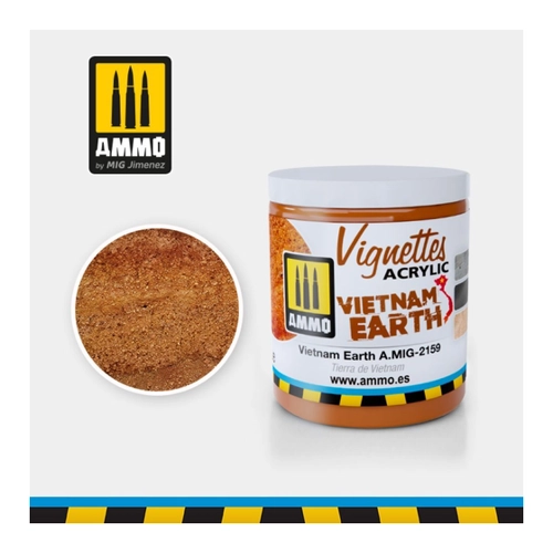 Bild von VIGNETTES Vietnam Earth, Vietnam Boden 100ml - Ein Meisterwerk für den Modellbau