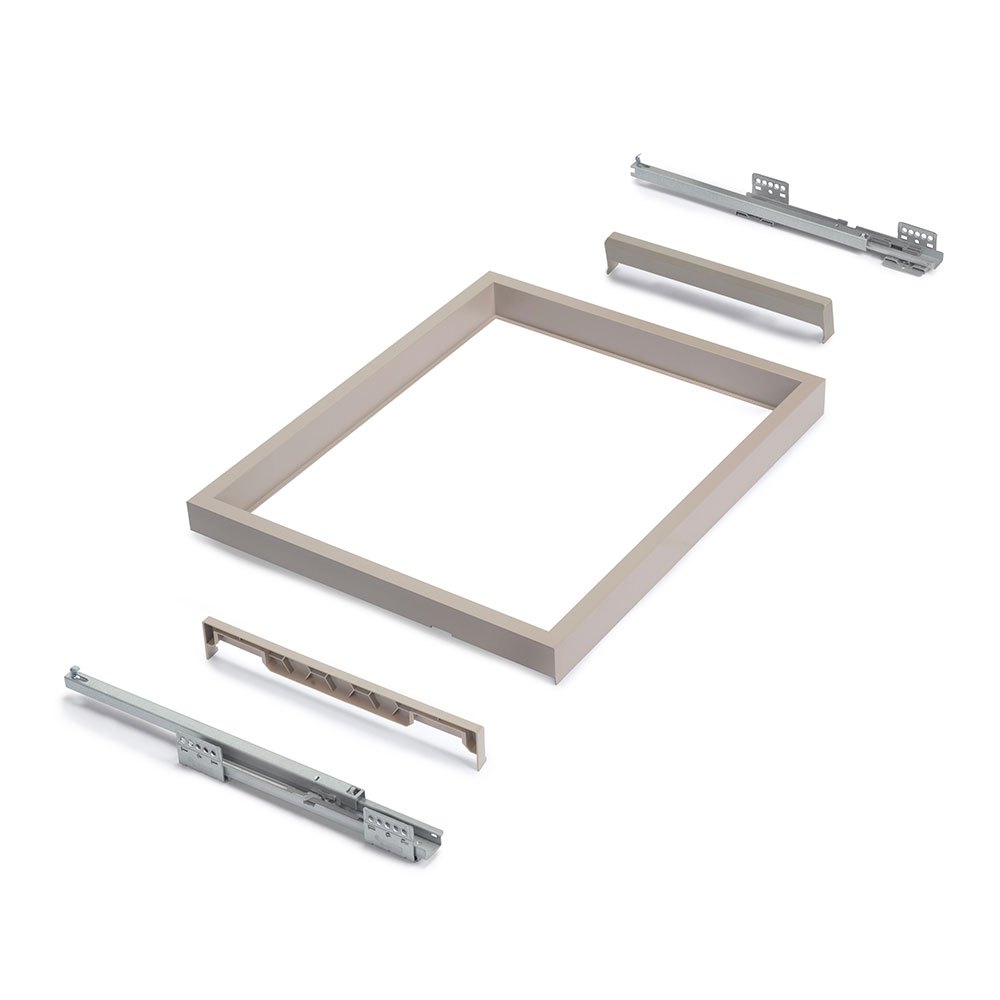 Bild von Emuca Hack Organizing Drawer Kit For Cabinets Silber