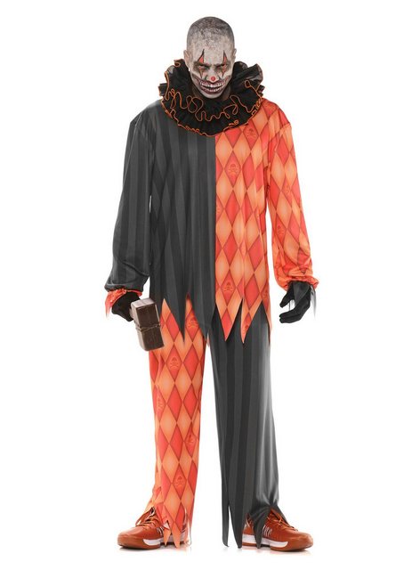 Bild von Underwraps Kostüm Böser Clown, Creepy Clown Kostüm für Halloween und Horrorzirkus