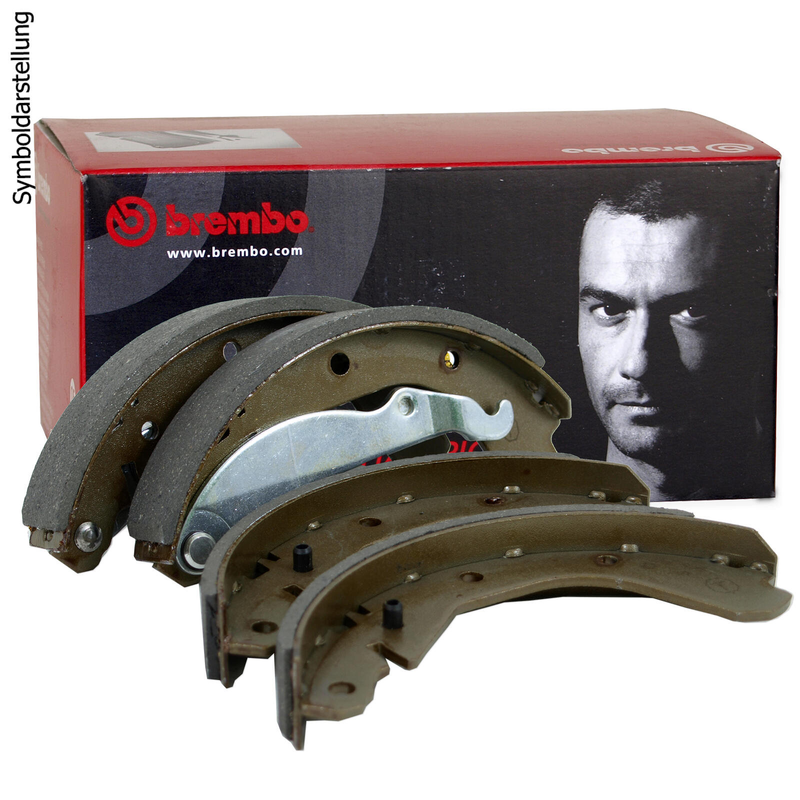 Bild von BREMBO Bremsbackensatz hinten rechts links  für MAZDA FORD B5Y72638Z BCYD26387 BCYD2638Z S 49 506
