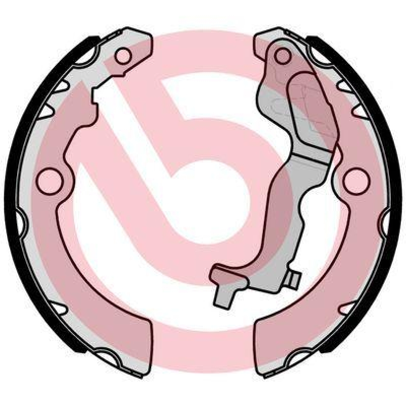 Bild von BREMBO Bremsbackensatz hinten rechts links  für SUZUKI NISSAN 440604A00F 53200M68K00 53200M68K00000 S 79 528