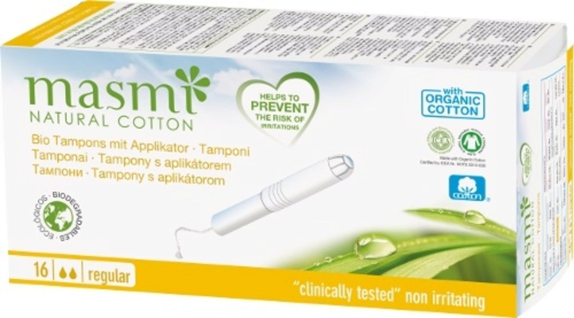 Bild von Masmi, Tampons, Bio Classic (16 x, Normal)