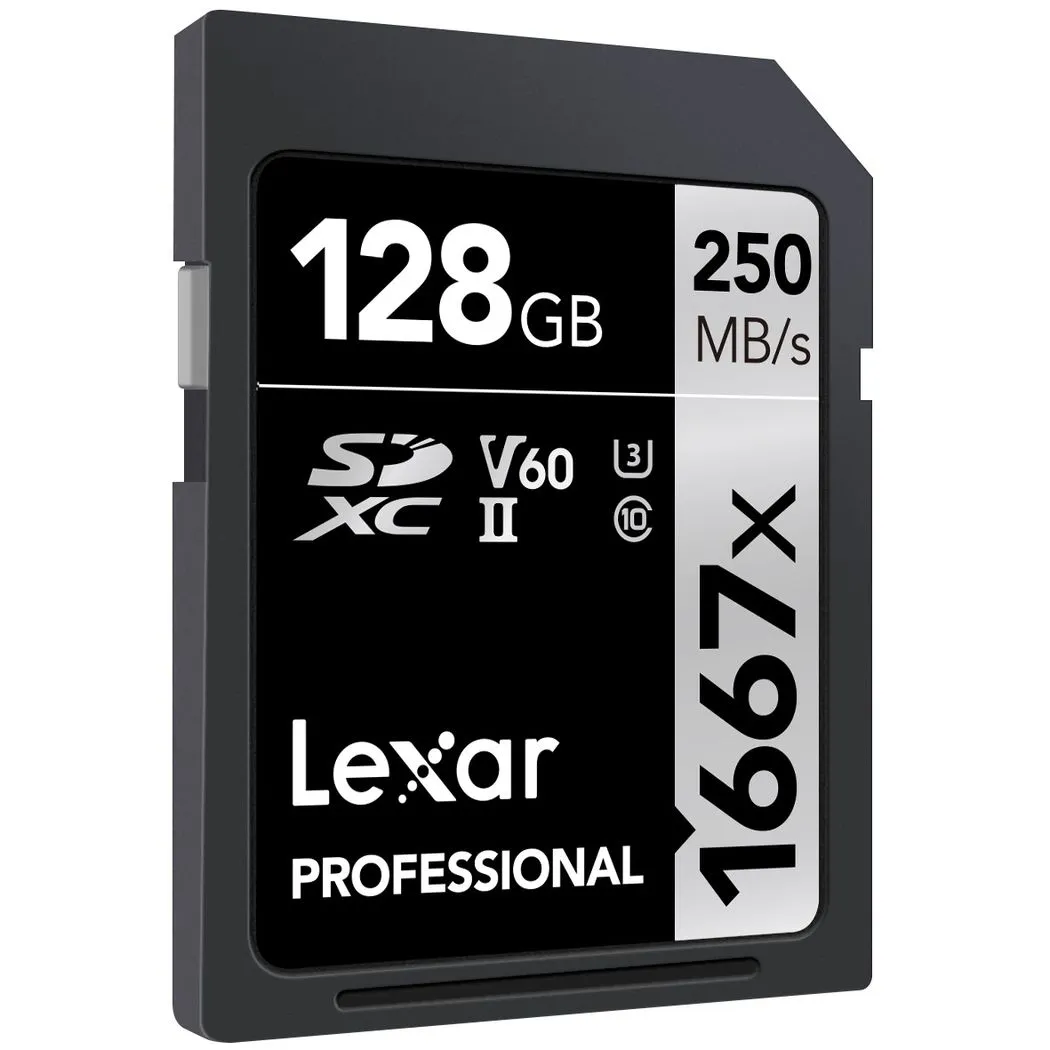 Bild von Lexar Professional 128 Gb 1667X Sdxc Speicherkarte (250Mb/S-90Mb/S)