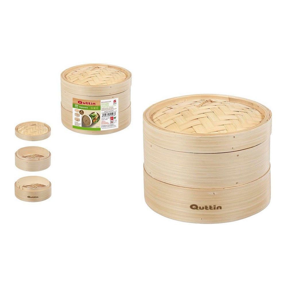 Bild von Quttin 2-stöckiger Bambus-dampfgarer 2321x15.5 Cm