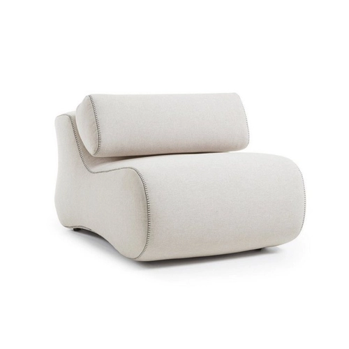 Bild von Natur24 Sessel, Kave Home Club Sessel; 79x105x64 cm (BxTxH); beige