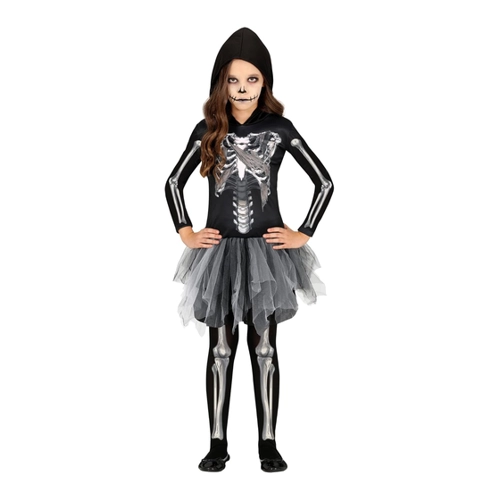 Bild von FIESTAS GUIRCA Tüllrock Skelett Kostüm für Kinder – Halloween Kostüm für kleine Untote