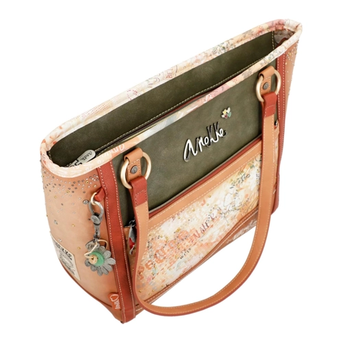 Bild von Anekke Peace & Love Flowers large shoulder bag