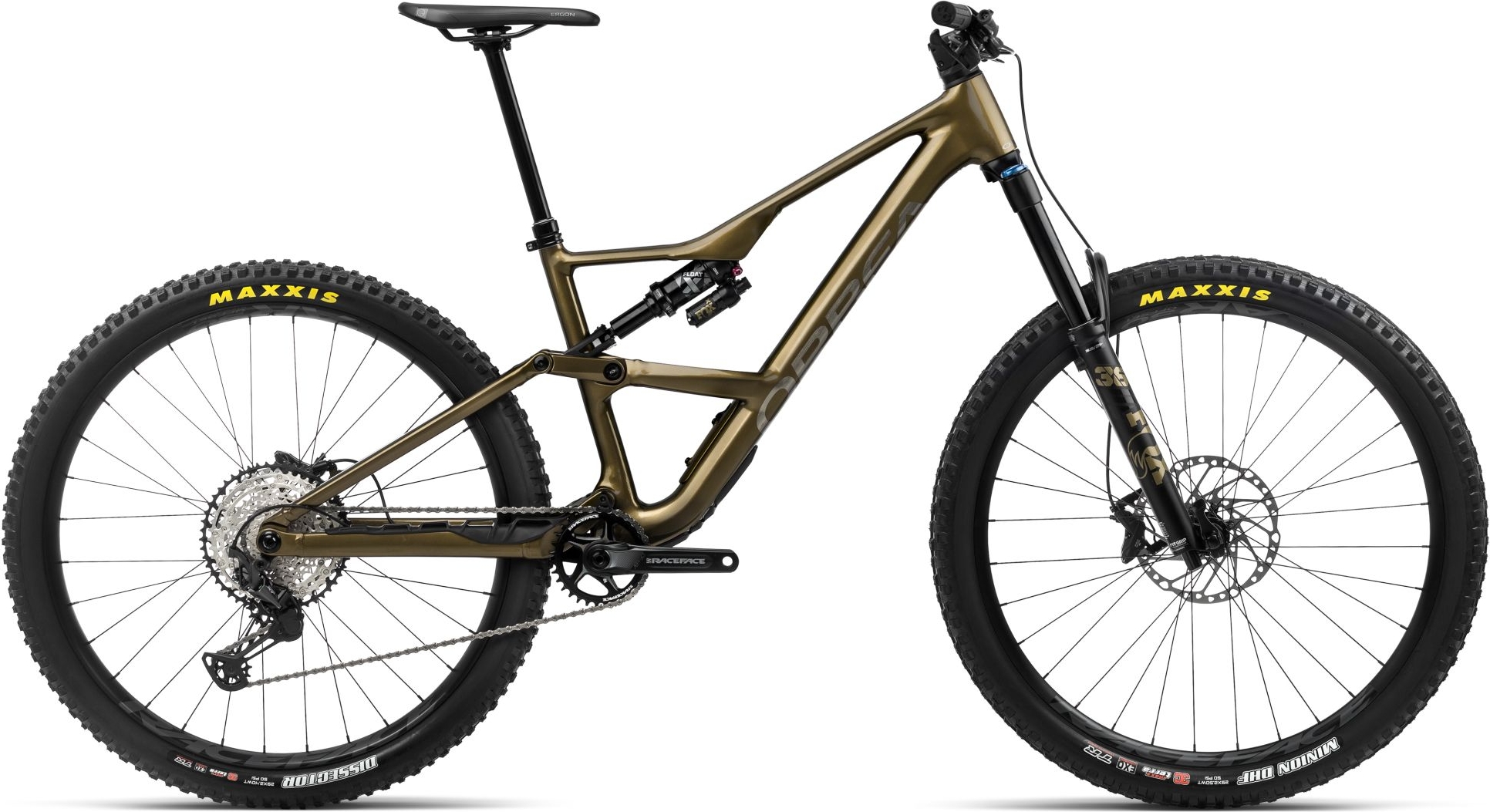 Bild von orbea occam lt h20 vollgefedertes mtb shimano slx xt 12s 29   metallic olive grun 2024