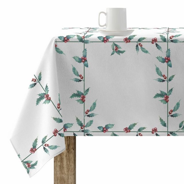 Bild von SG Accessories Tischdecke, Fleckenabweisende geharzte Tischdecke Belum White Christmas Bunt 150