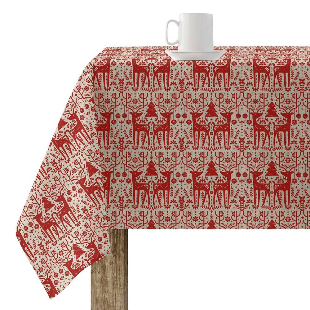 Bild von SG Accessories Tischdecke, Fleckenabweisende geharzte Tischdecke Belum Merry Christmas Bunt 200