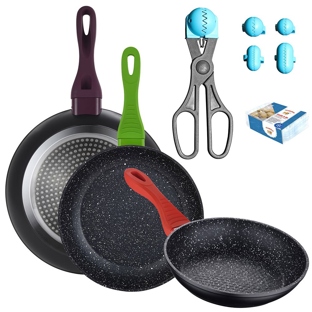 Bild von San Ignacio 20/24/28 Cm Pans And Utensils Set 7 Units Silber