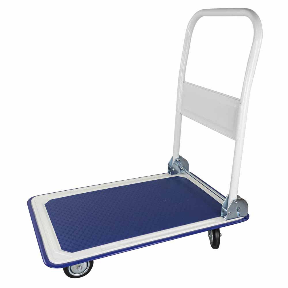 Bild von Jbm Steel Folding Cart With Platform 150kg Durchsichtig