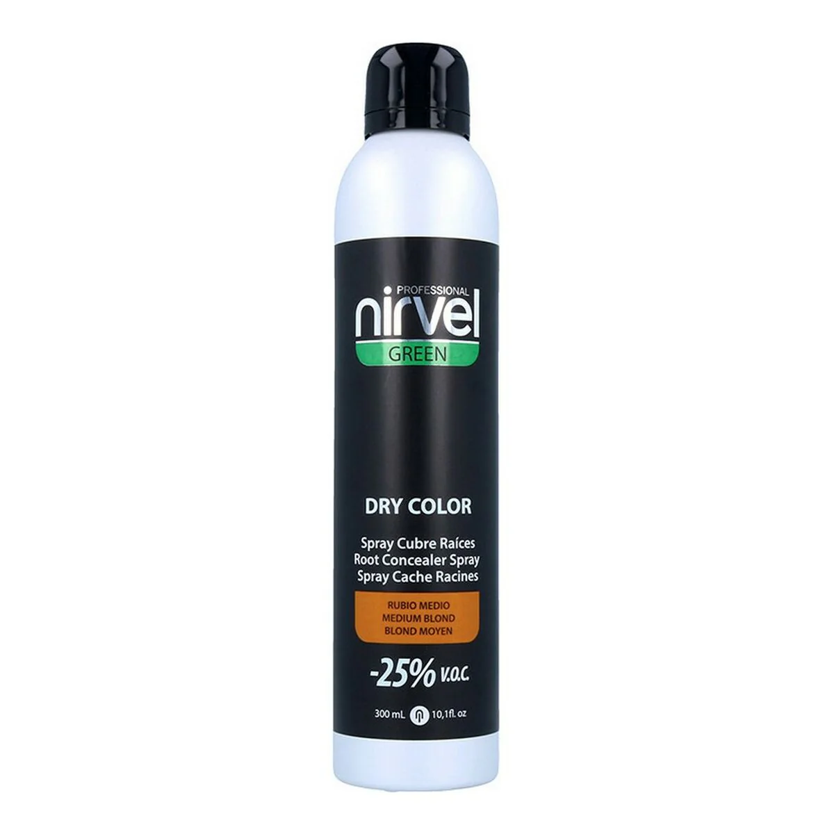 Bild von Ansatzspray für graues Haar Green Dry Color Nirvel Green Dry Mittleres Blond (300 ml)