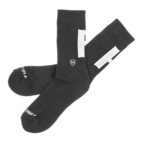 Bild von FASTHOUSE Varsity Performance Crew Socken, Schwarz, Small-Medium