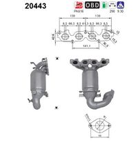 Bild von AS Katalysator  für MAZDA FORD 1329252 C4012050X 1514109 20443