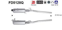 Bild von AS Ruß-/Partikelfilter, Abgasanlage  für MERCEDES-BENZ 6394906881 6394907681 FD5128Q