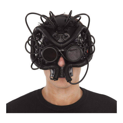 Bild von Viving Costumes - Kostümzubehör, Mehrfarbig (207544), Maske My Other Me Steampunk Schwarz