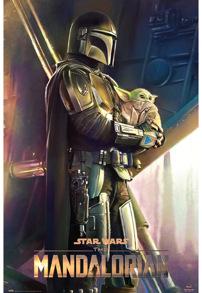 Bild von Grupo Erik Poster The Mandalorian Poster A Clan Of Two 61 x 91,5 cm
