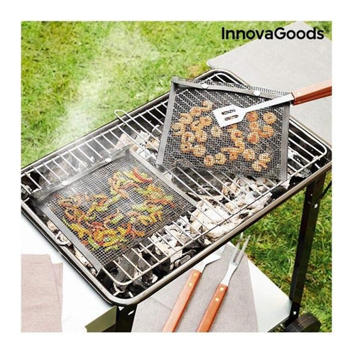 Bild von InnovaGoods Grillnetzbeutel BBQNet - Set mit 2 Grillnetzbeuteln