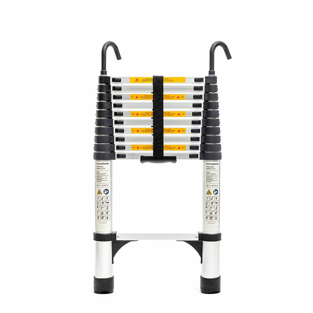 Bild von Innovagoods Ladescop 3.2 M Telescopic Ladder Silber