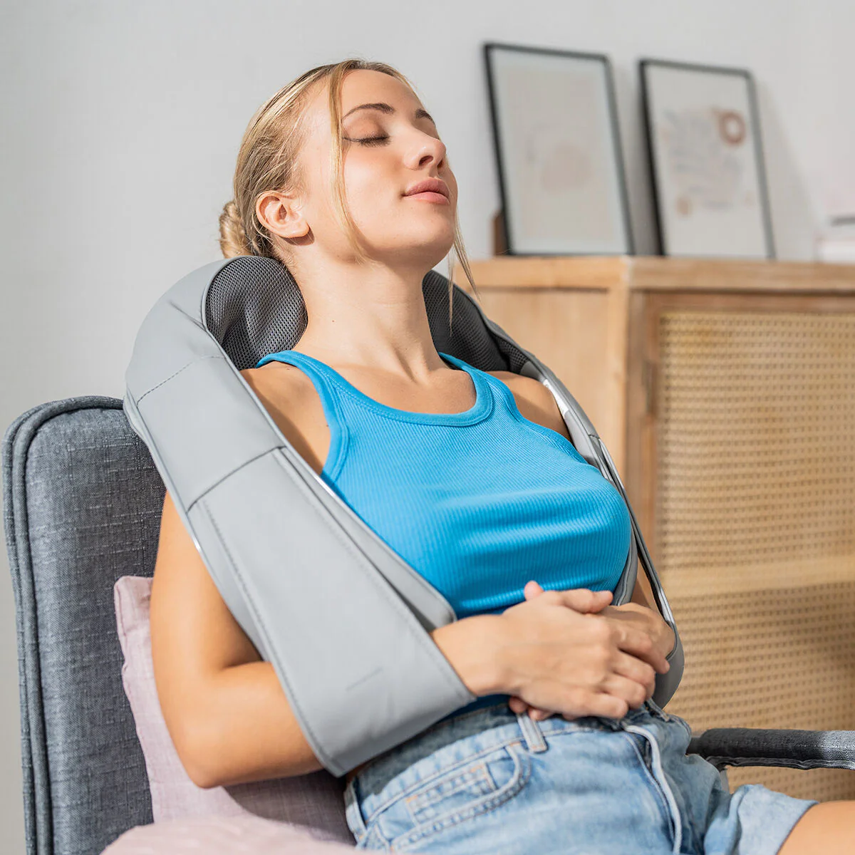 Bild von Wiederaufladbares Shiatsu-Massagegerät Pro Massatsu InnovaGoods