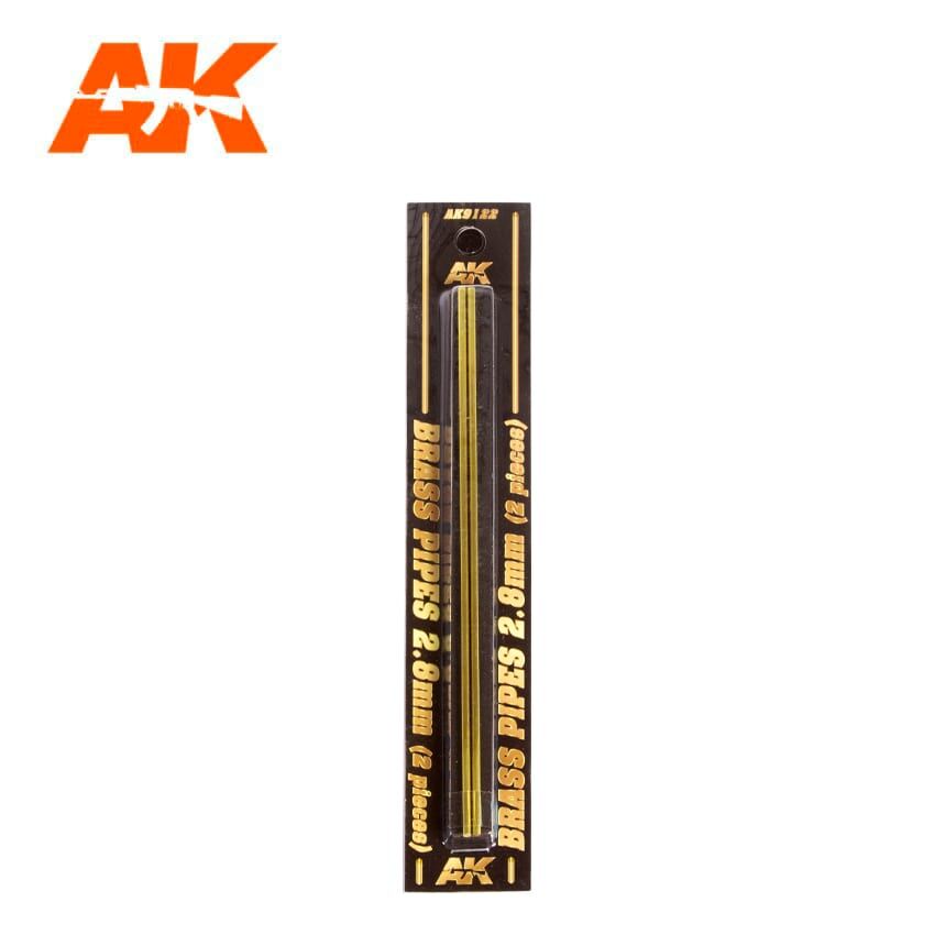 Bild von Brass Pipes 2,8mm, 2 Units