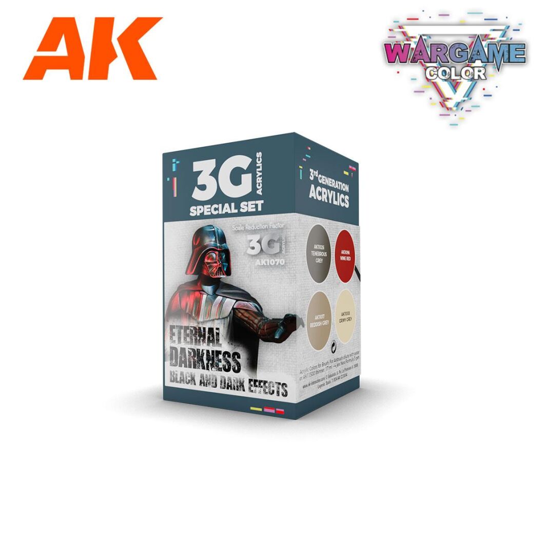 Bild von AK Interactive Wargame Color Set Eternal Darkness Farben 3rd Gen Acryl