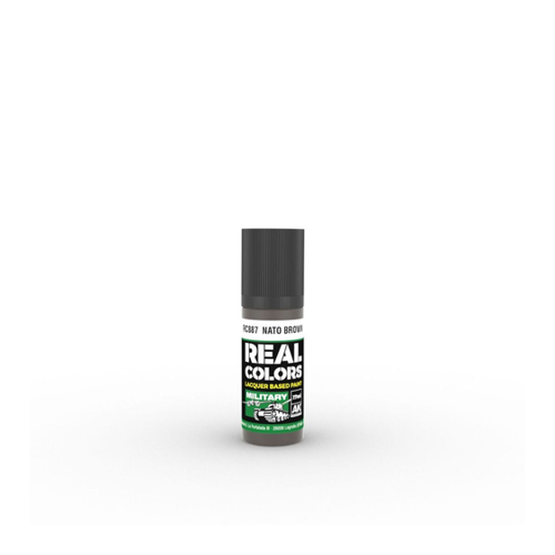 Bild von AK Interactive Real Colors NATO Brown (17ml) – Die perfekte Farbwahl für Modellbauer