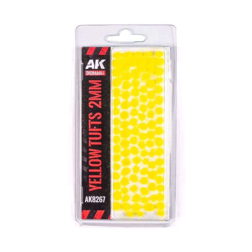 Bild von AK Interactive Yellow Fantasy Tufts 2mm AK8267 Diorama Gestaltung Basing Material