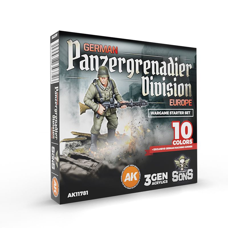 Bild von AK Interactive German Panzergrenadier Division Europe Wargame Starter BoltAction