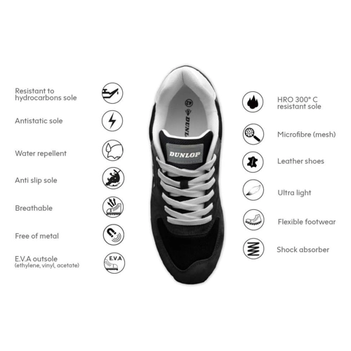 Bild von Dunlop Flying Wing 2114-43-rot Halbschuh - Sicherheitsschuhe für Beruf und Freizeit