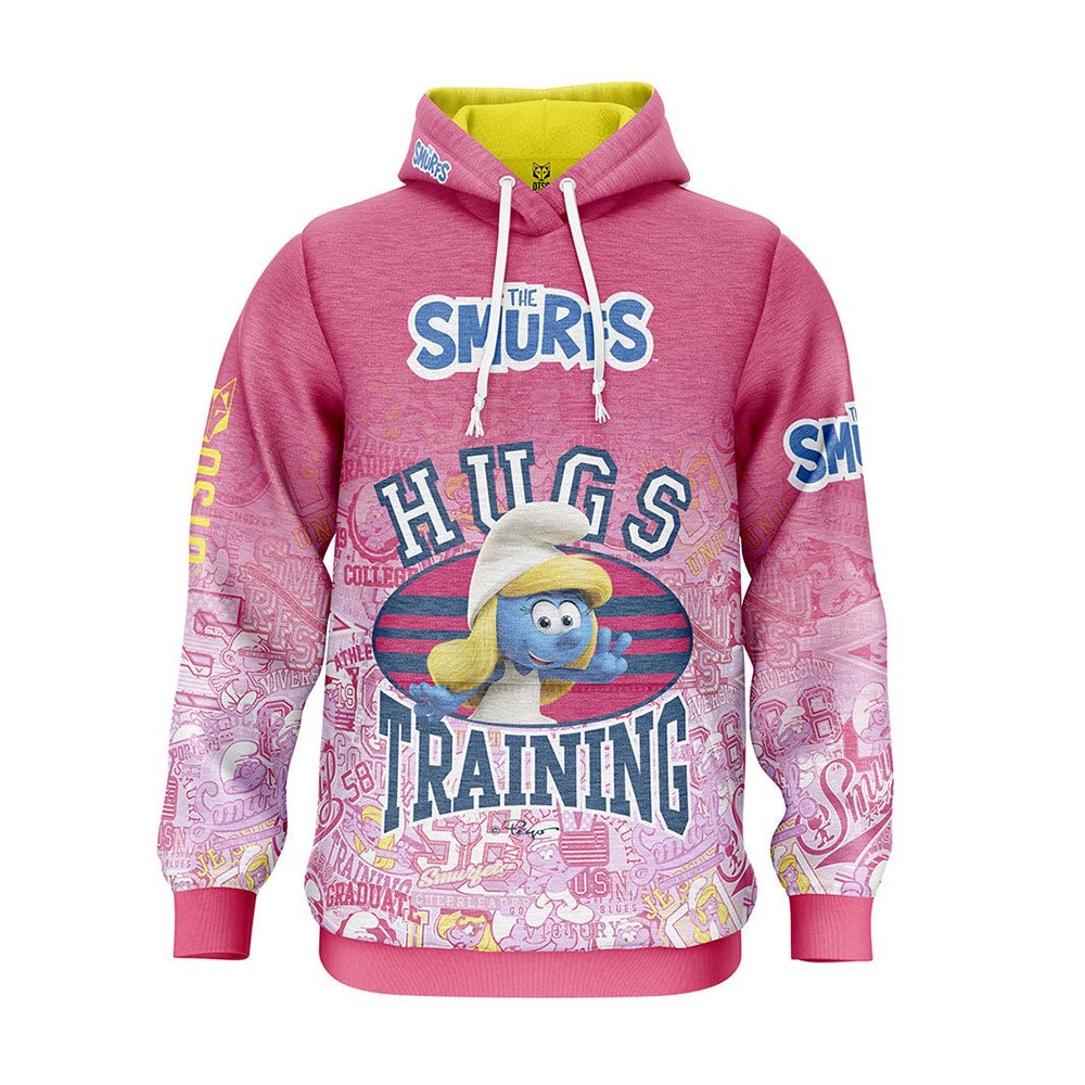 Bild von Otso Smurfs Hugs Hoodie Rosa XS Herren,Damen