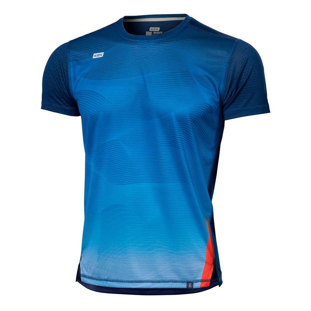 Bild von 42k Running Wave Short Sleeve T-shirt Blau XS Herren