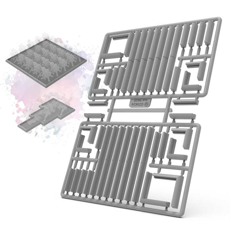 Bild von Green Stuff World Ecken für Modulare Regimentsbases Movement Tray