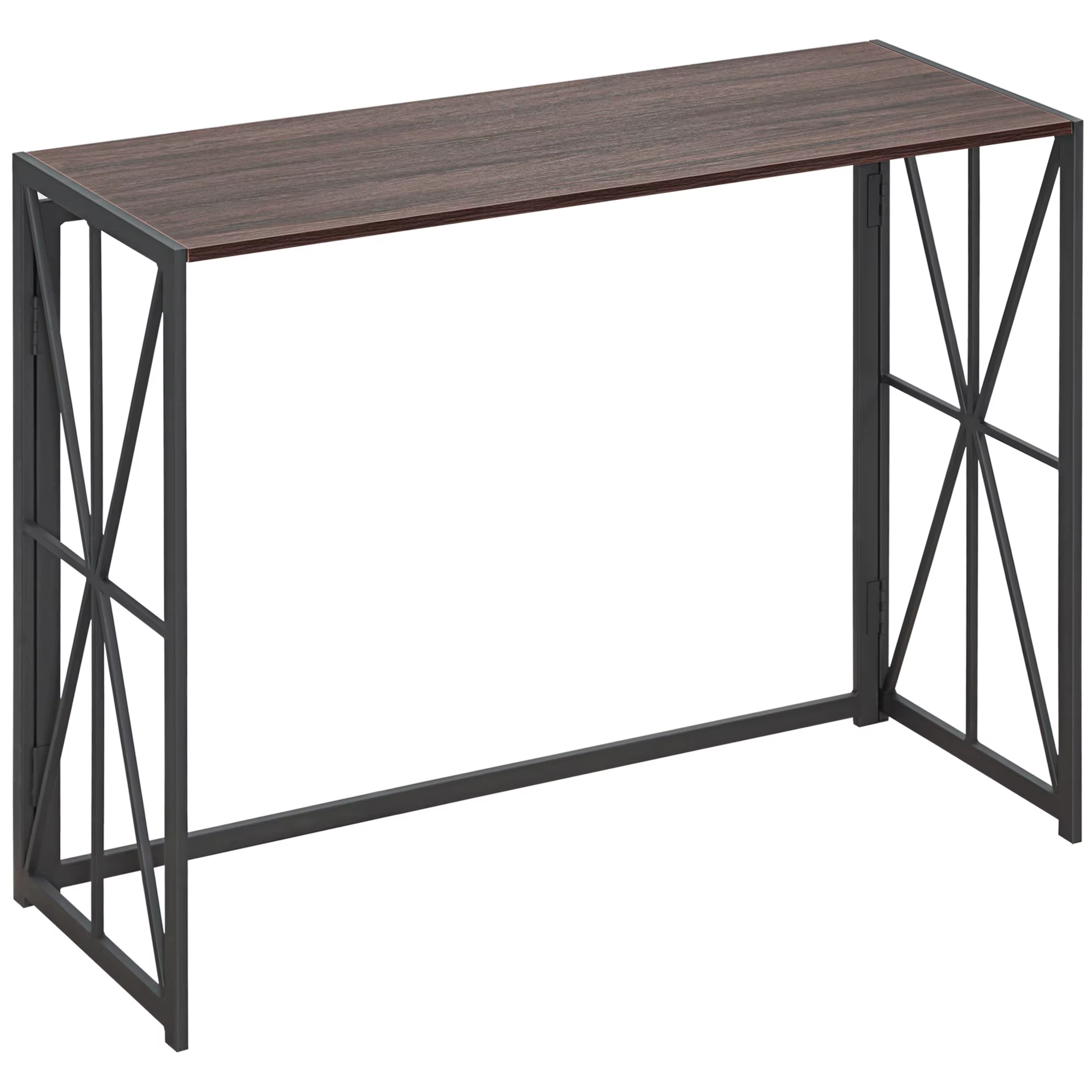 Bild von Homcom Wohnzimmer klappbaren Metallrahmen Konsolen tisch Flur 100x38x80 cm