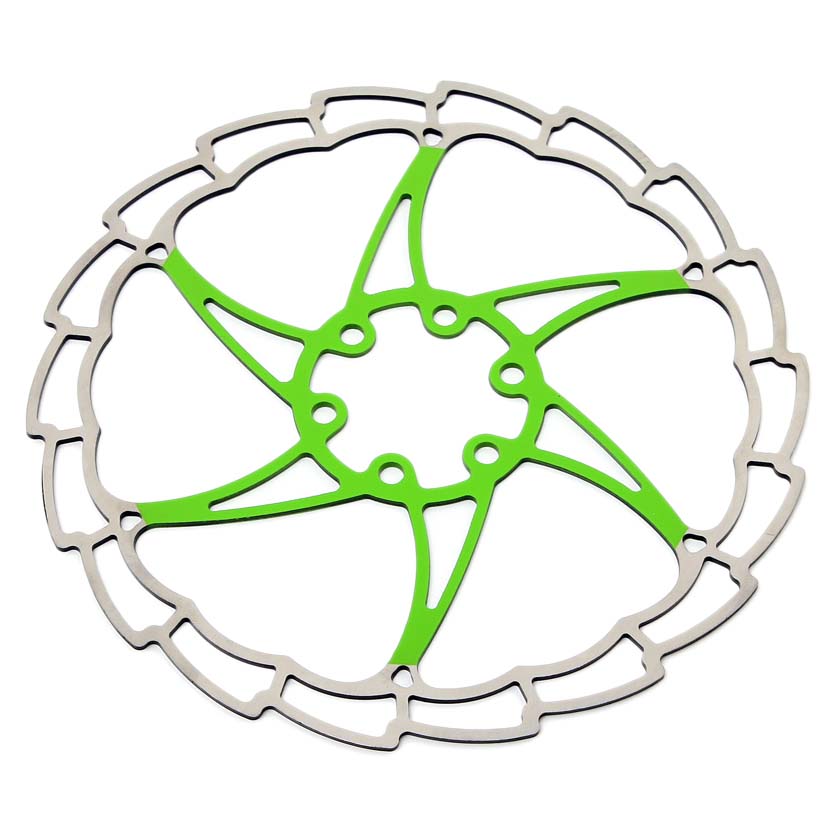 Bild von Msc Ult Rotor Steel Brake Disc 180x1.8 Mm Grün 180 x 18 mm